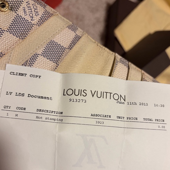 Louis Vuitton Damier Azur Origami Bifold long wallet - Picture 12 of 12